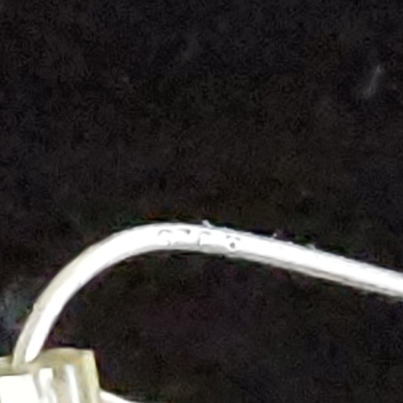 Sterling silver 925 turquoise stones southwest style, dangle earrings. Hammered - Picture 8 of 8